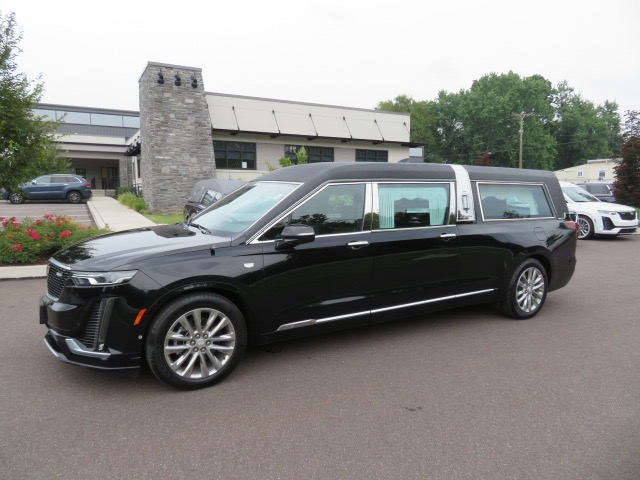 New 2023 Cadillac S&S Masterpiece Hearse for sale Call for price at Heritage Coach Company in Pottstown PA